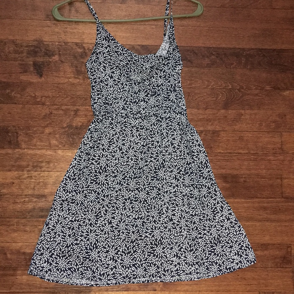 Divided, Blue and white dress